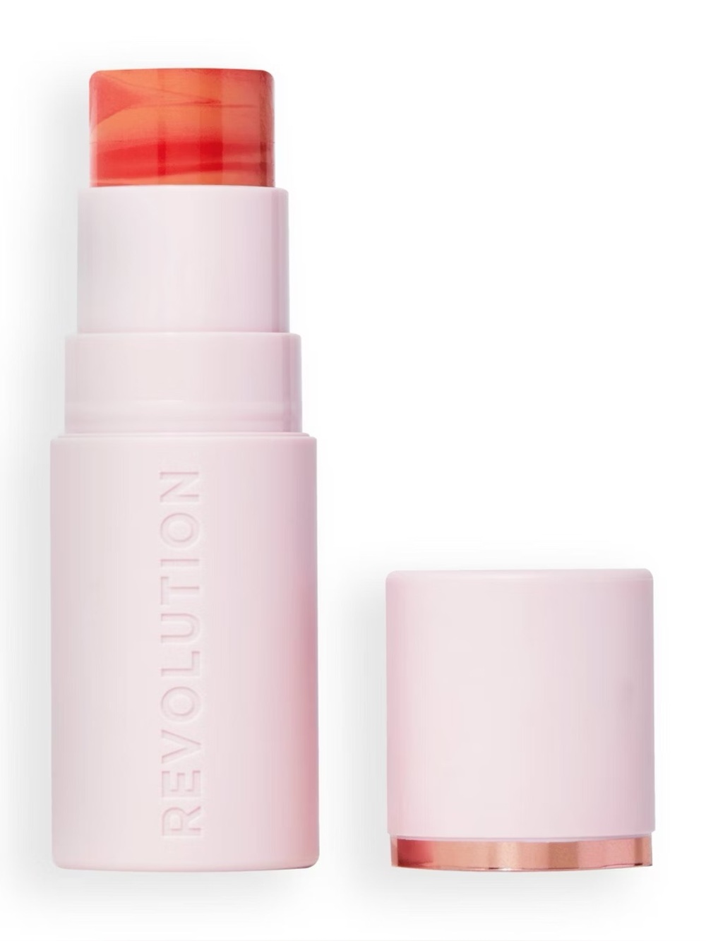 Makeup Revolution Skin Silk Marble Blush - Sunkissed Apricot, NEW